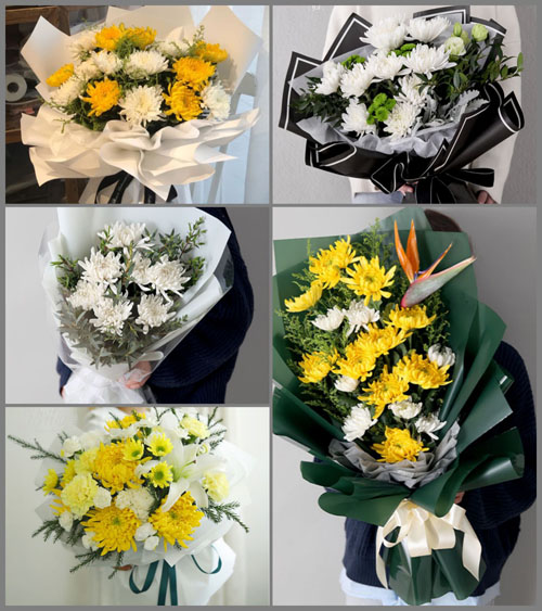 贵州毕节市大方县牛场乡白事花束代送